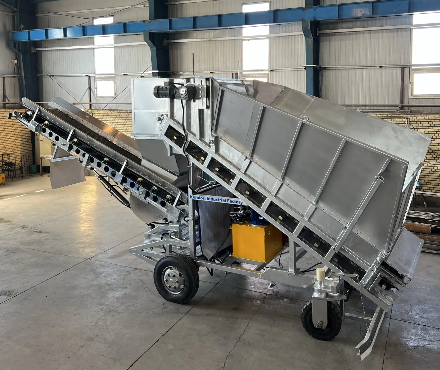 Bunker Filler machine — Phase I composting equipment