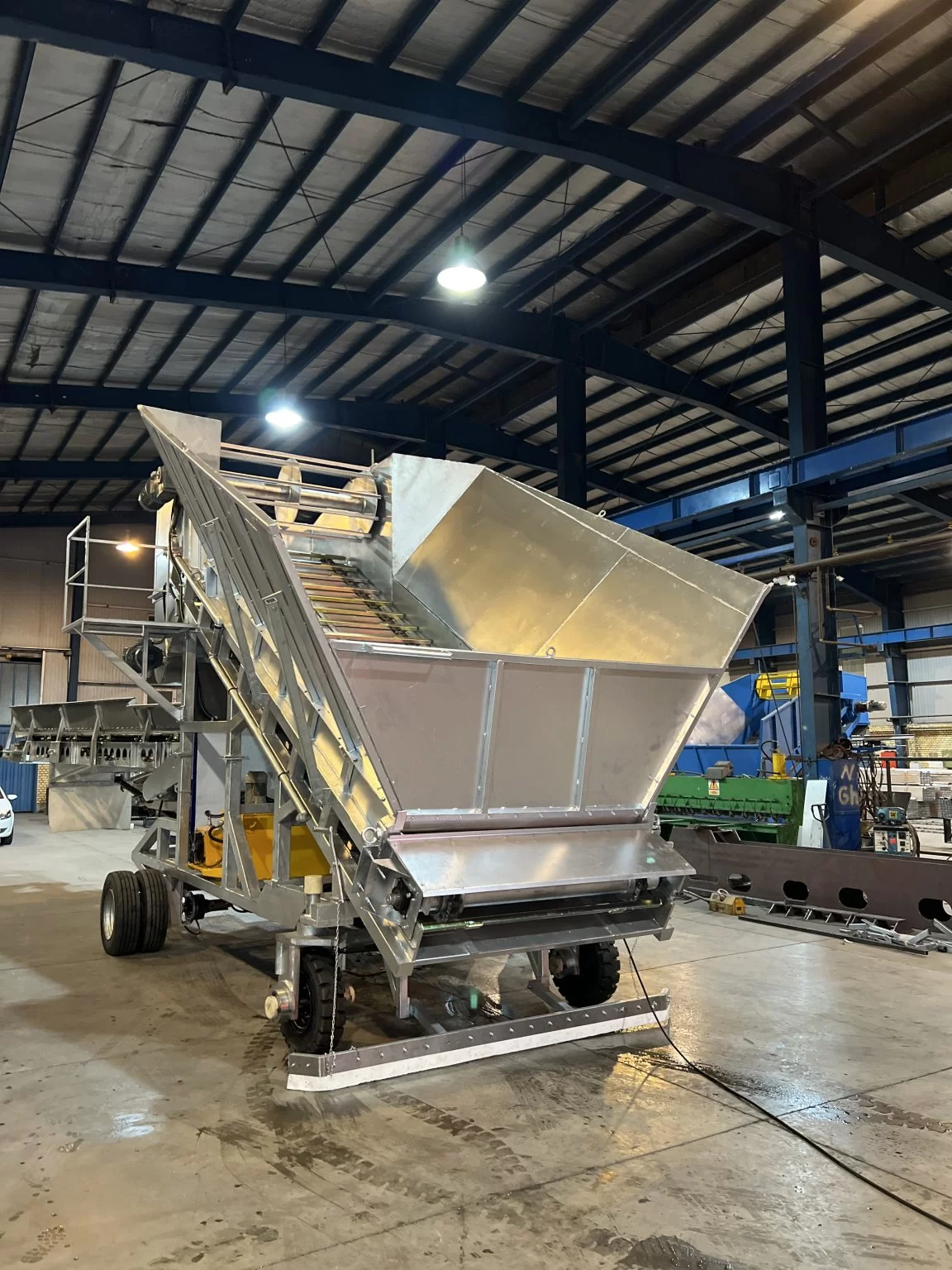 Bunker Filler machine — Phase I composting equipment