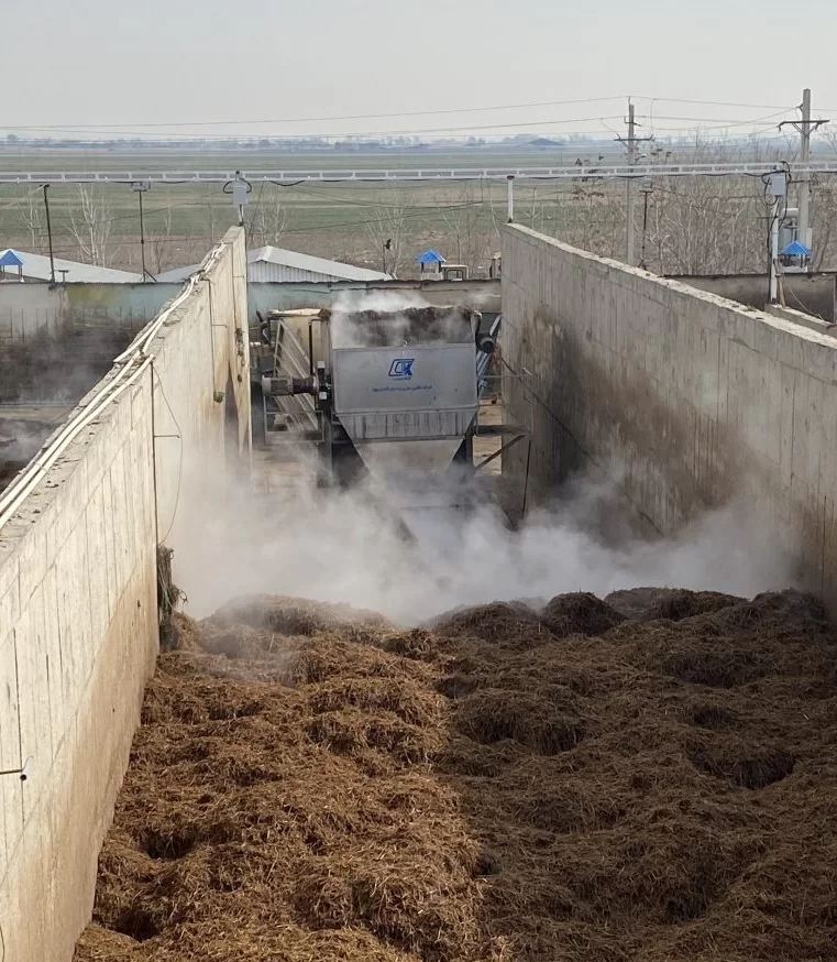 Bunker Filler machine — Phase I composting equipment